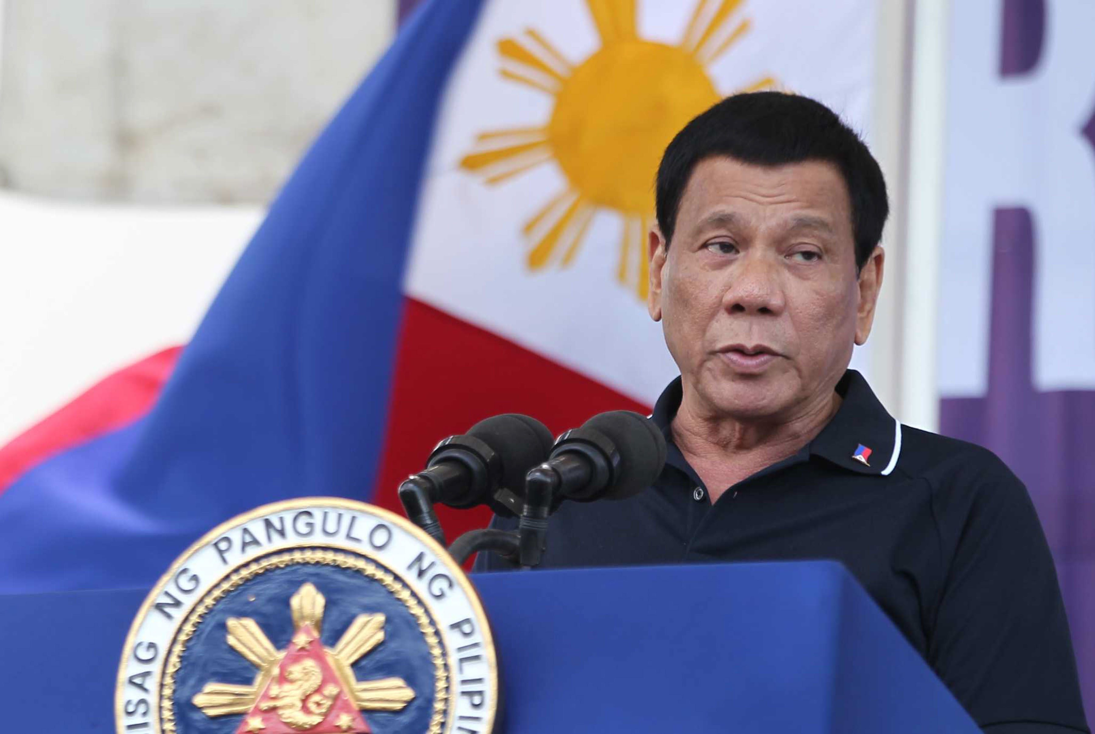 'NO PEACE IN OUR GENERATION.' President Rodrigo Duterte will only resume peace talks with the Left if there is a 'compelling reason' to do so. File photo by Ace Morandante/Presidential Photo  