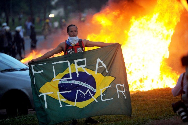 Violent clashes mar Brazilian Senate vote on austerity