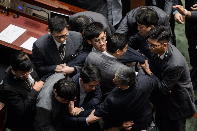 Flying fists and brawling lawmakers: when politics gets physical