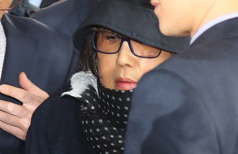 Daughter of South Korea’s ‘Rasputin’ arrested in flight