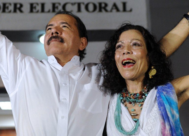 Nicaragua’s first couple look poised for election victory