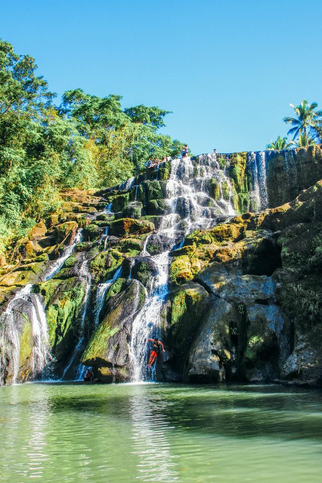 REFRESHING. The cool waters of Aliw Falls in Laguna is a great place to relax and unwind. Photo by Joshua Berida 
