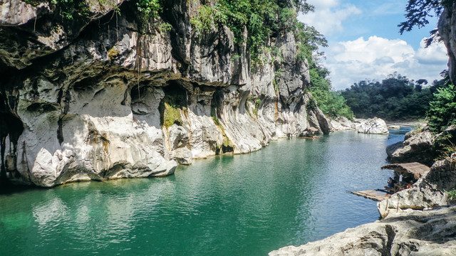 MINALUNGAO NATIONAL PARK. Visitors of the park in Nueva Ecija can swim in the river or ride a raft. File photo by Joshua Berida 