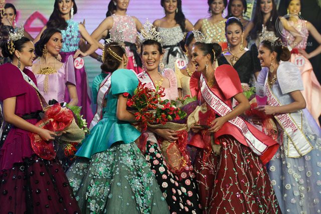NEW QUEENS. The five winners of Mutya ng Pilipinas.