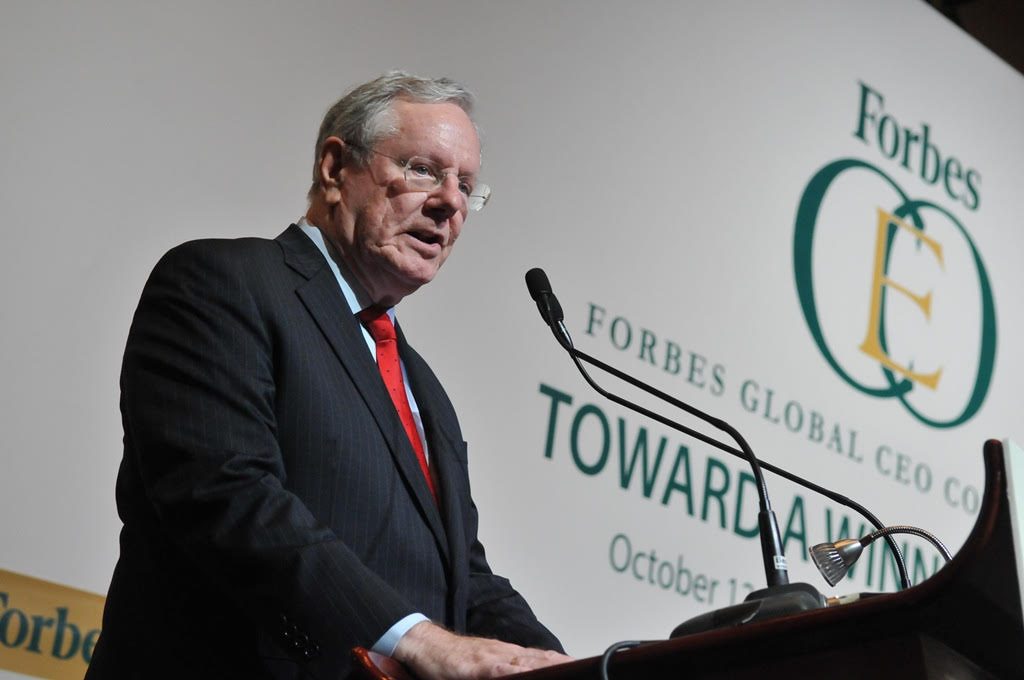 Steve Forbes: Expect turbulence in the short term
