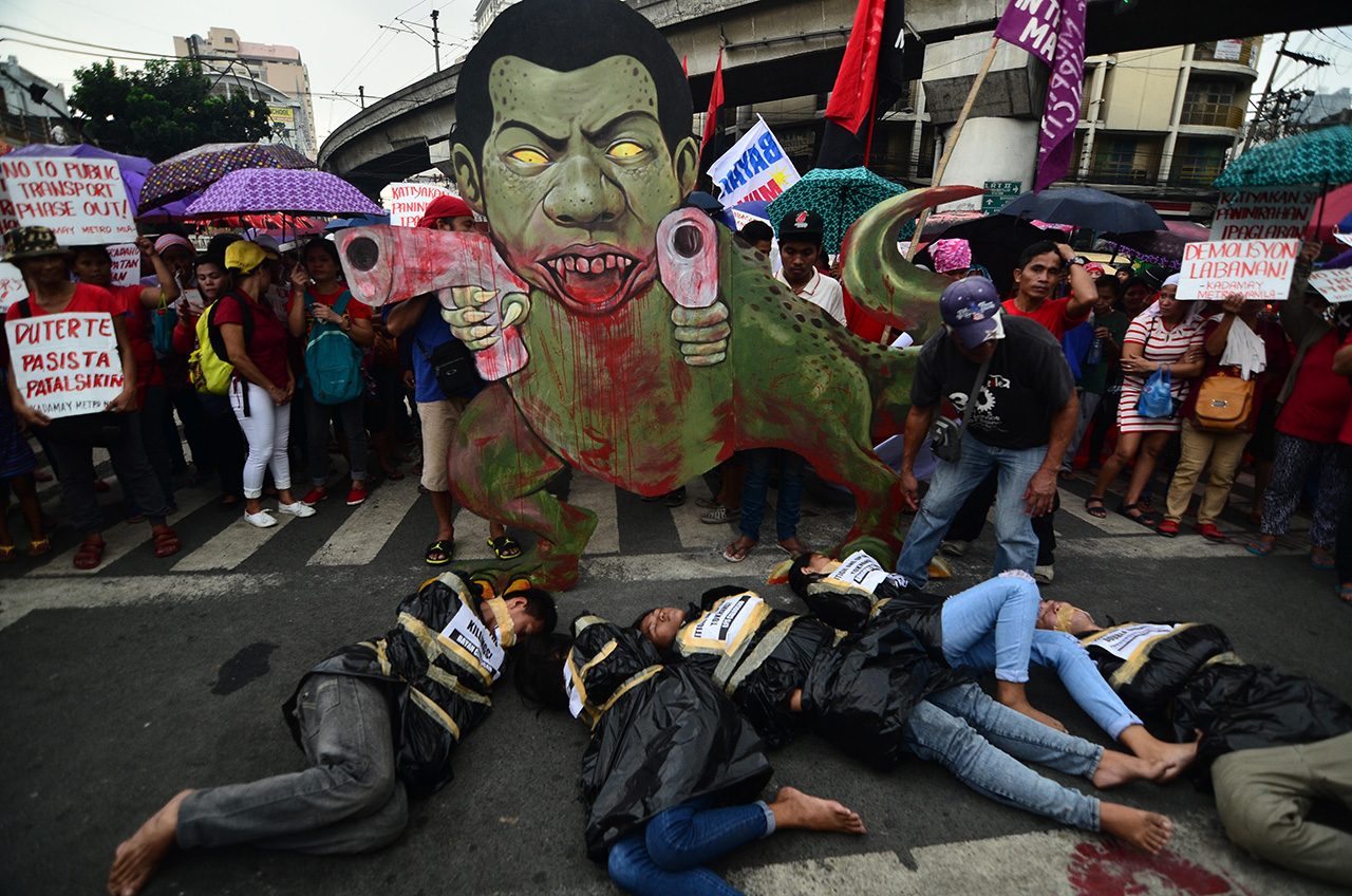 IN PHOTOS: Kadamay march to oust Duterte