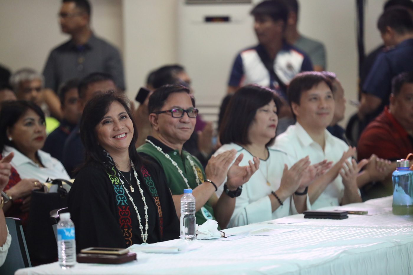 CO-CHAIRS. Vice President Leni Robredo and PDEA chief Aaron Aquino attend the Bahay Pagbabago's 3rd anniversary as co-chairs of ICAD. Photo by OVP 