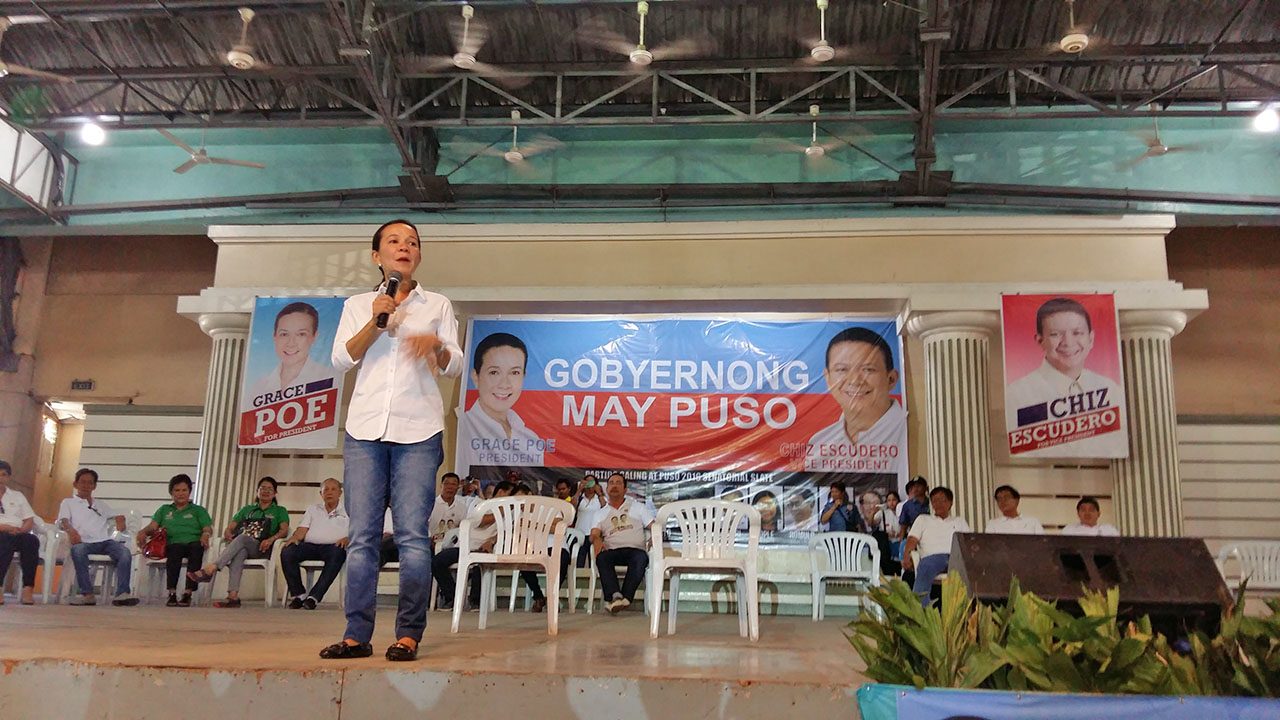 Grace Poe promises 2nd airport in Negros Occidental