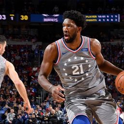 Sore knee to sideline 76ers’ Embiid at least a week