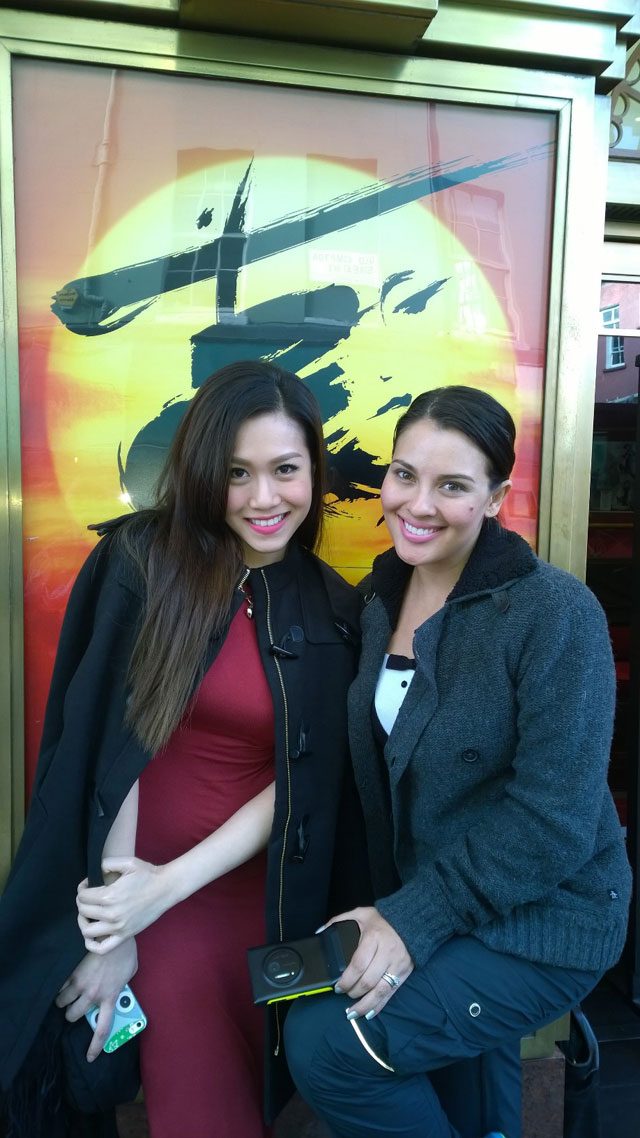 G AND GIGI. With Rachelle Anne Go after our short chat at the theater
