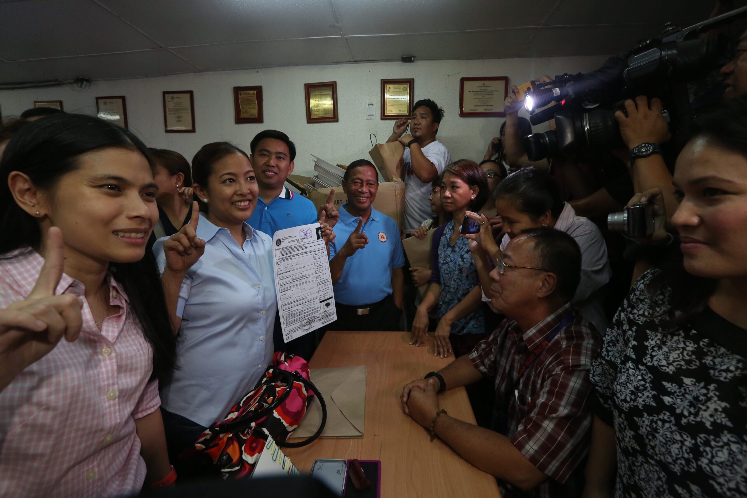 Abby Binay files COC for Makati mayor