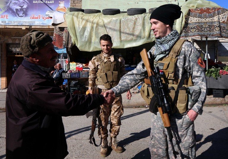 Western volunteers rally to Iraq Christian militia