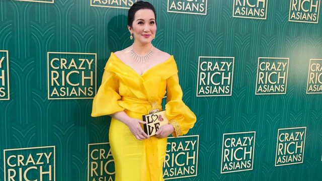 LOOK: Kris Aquino dazzles in yellow at ‘Crazy Rich Asians’ premiere in Hollywood