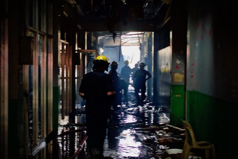 IN PHOTOS: Inside the UP Shopping Center after the fire