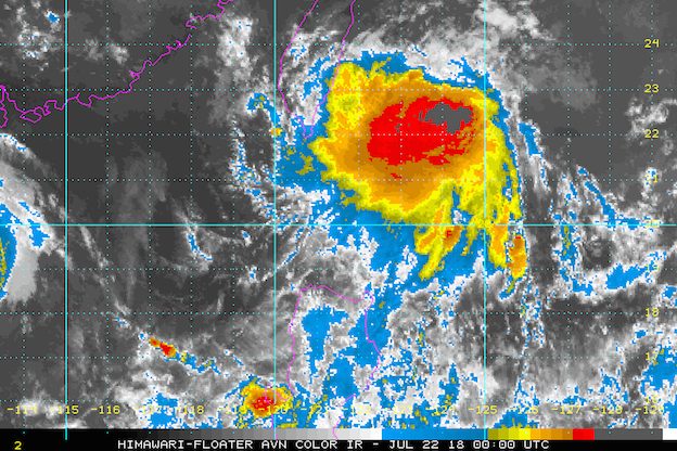Tropical Depression Josie heads for Philippine Sea