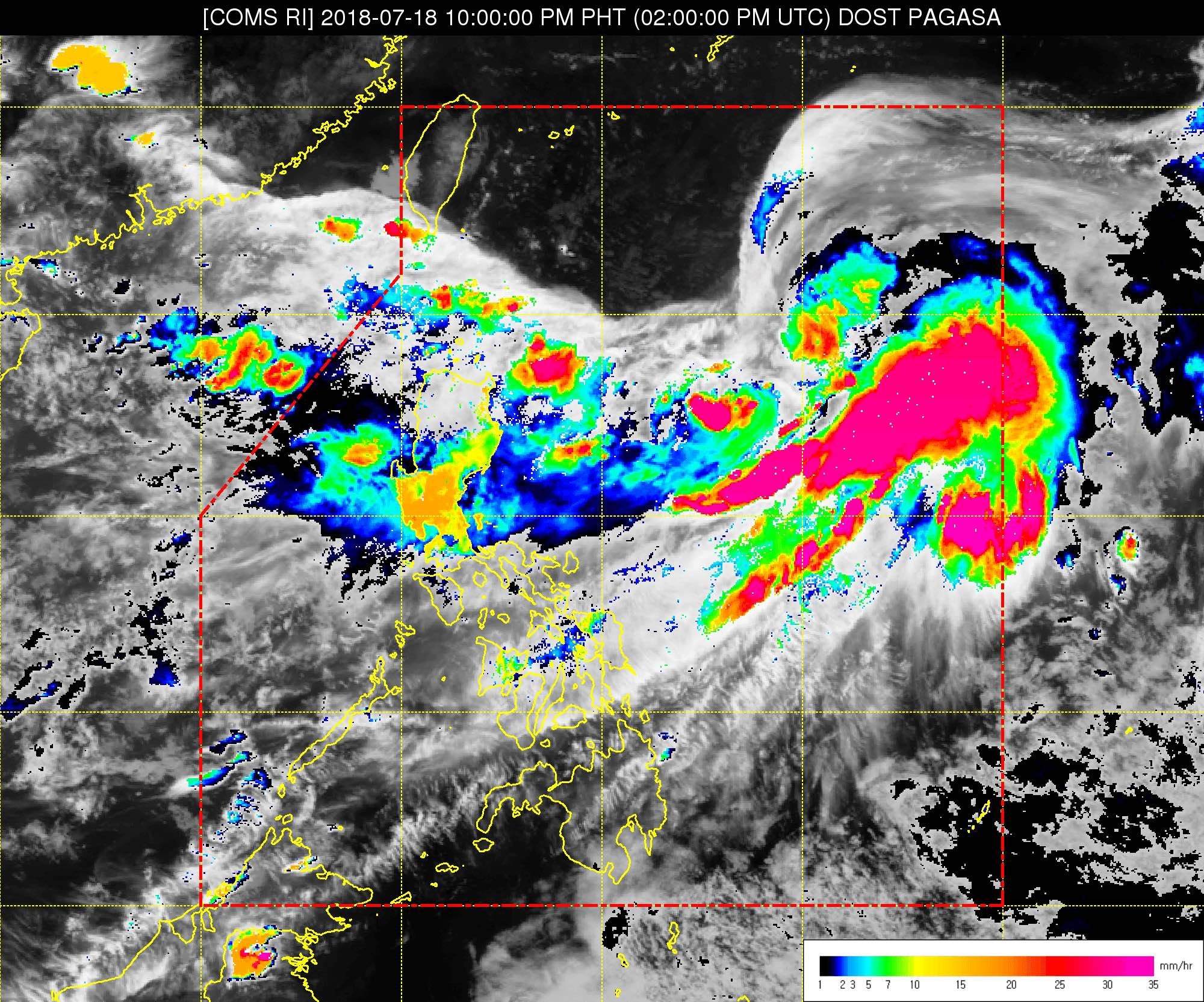 Inday strengthens into tropical storm