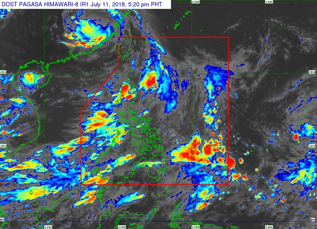 Rainy July 12 for PH due to southwest monsoon