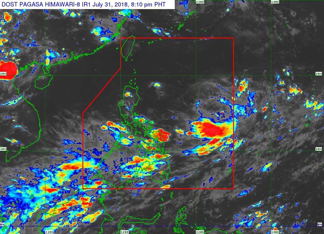 Scattered rains to hit PH due to monsoon on August 1