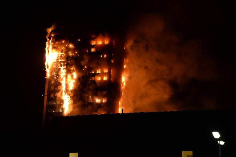 Deadly fire engulfs tower block in west London