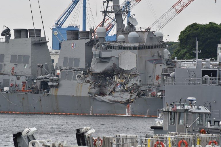 U.S. Navy probes destroyer crash that killed 7 in Japan