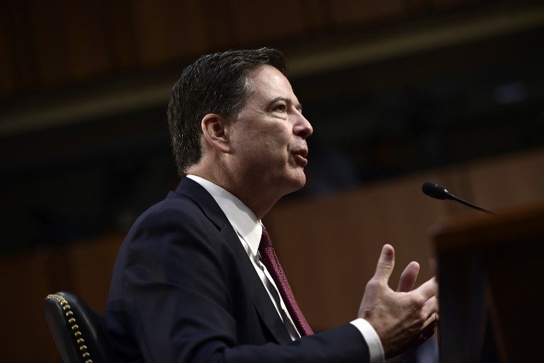 Trump accuses ex-FBI director Comey of cowardice over ‘leaks’