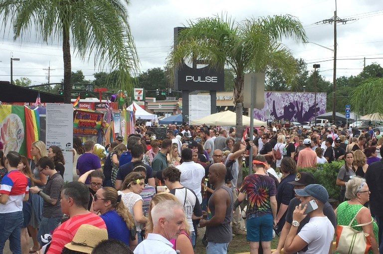 Hundreds mark first anniversary of Orlando mass shooting