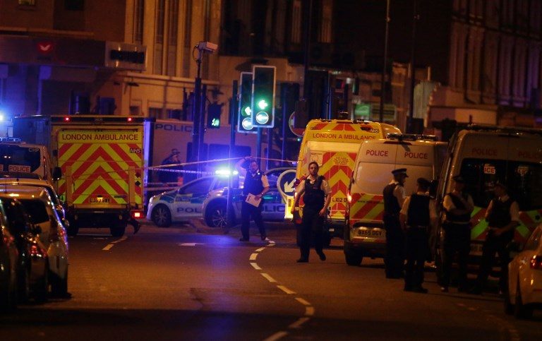One dead as van rams pedestrians near London mosque
