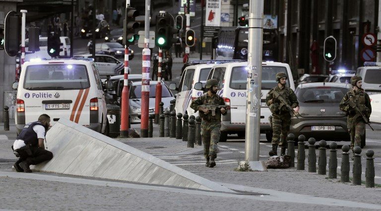 Soldiers shoot attacker in Brussels ‘terrorist’ blast