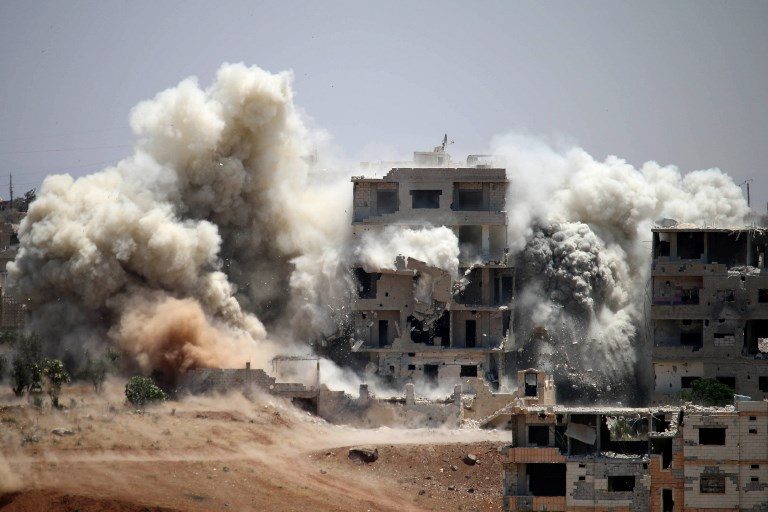 472 civilians dead in month of U.S.-led Syria strikes – monitor