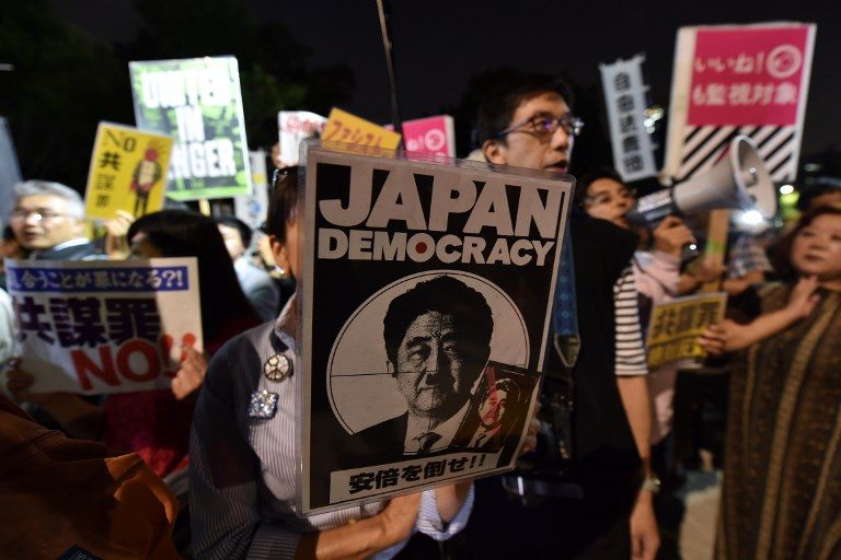 Japan enacts controversial anti-terror law