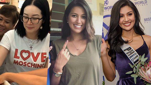 LOOK: Stars go out and vote during 2018 barangay, SK polls