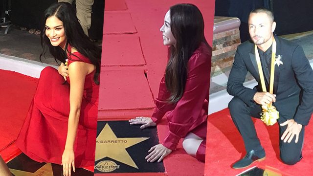 LOOK: Pia Wurtzbach, Julia Barretto, Derek Ramsay get stars at Eastwood Walk of Fame