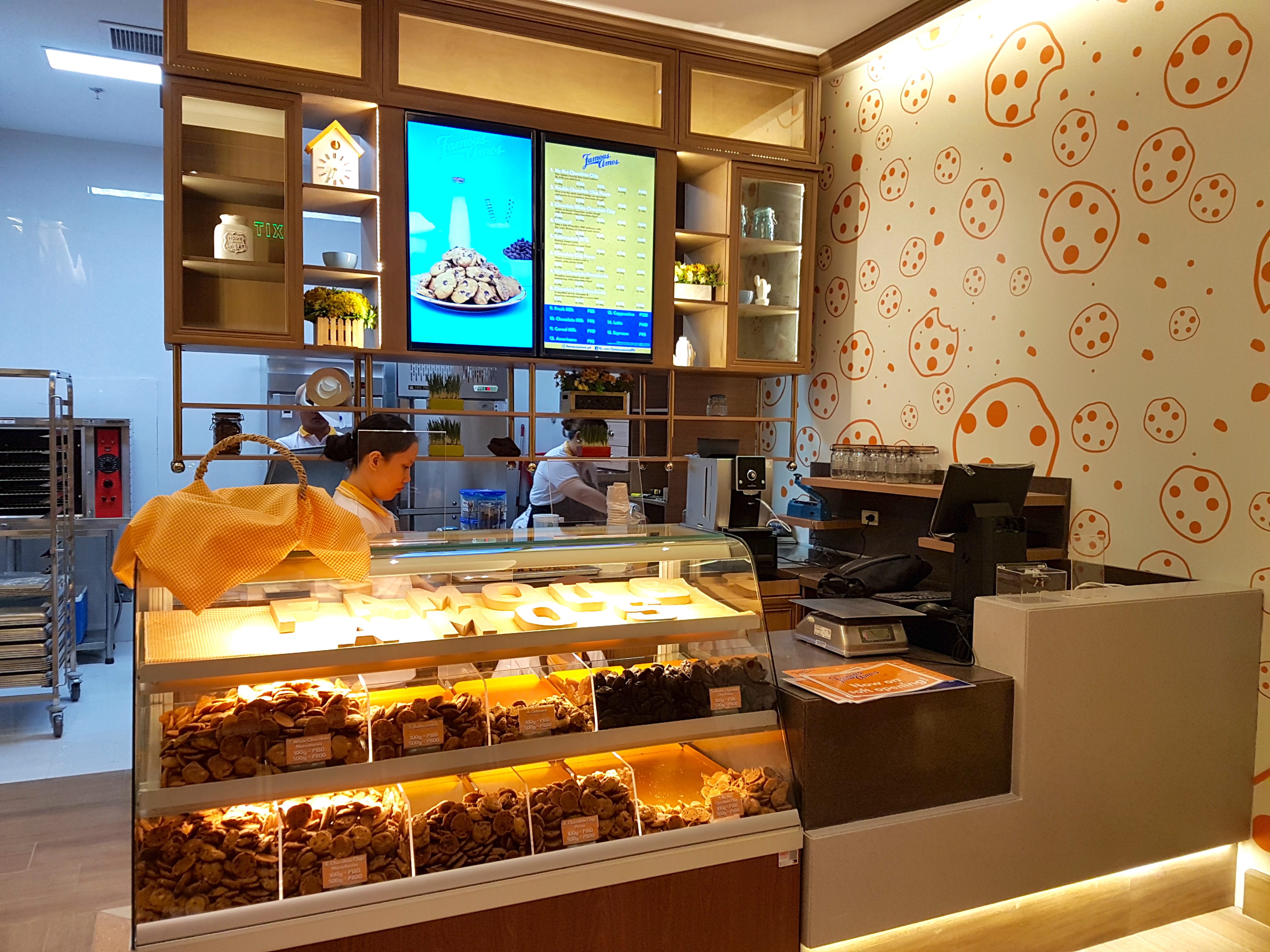 NEW BRANCH. Famous Amos returns to Manila at S Maison. Photo courtesy of Famous Amos Philippines 