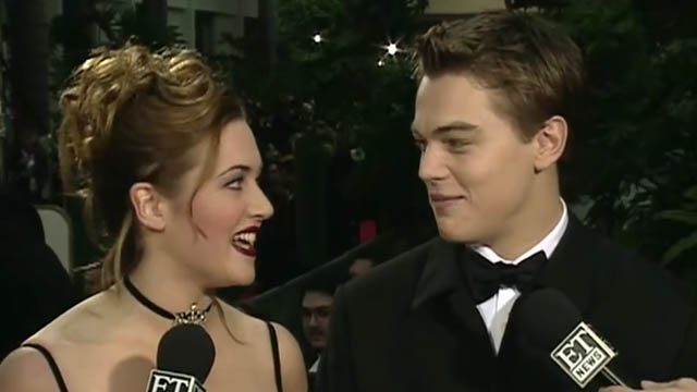 'GOOD BUDDIES' As co-stars in 'Titanic,' Leo and Kate have a long-standing friendship. Screengrab from YouTube/Entertainment Tonight 