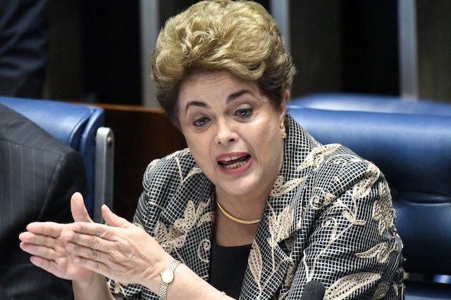 Brazil’s Rousseff urges vote against ‘coup’ in Senate trial