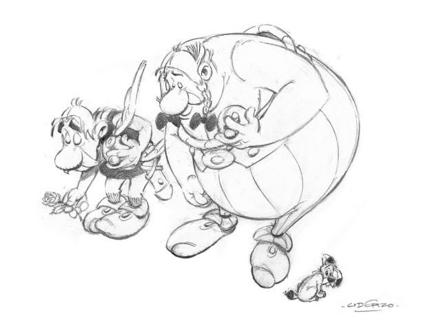 Asterix artwork raises 150,000 euros for Charlie Hebdo victims