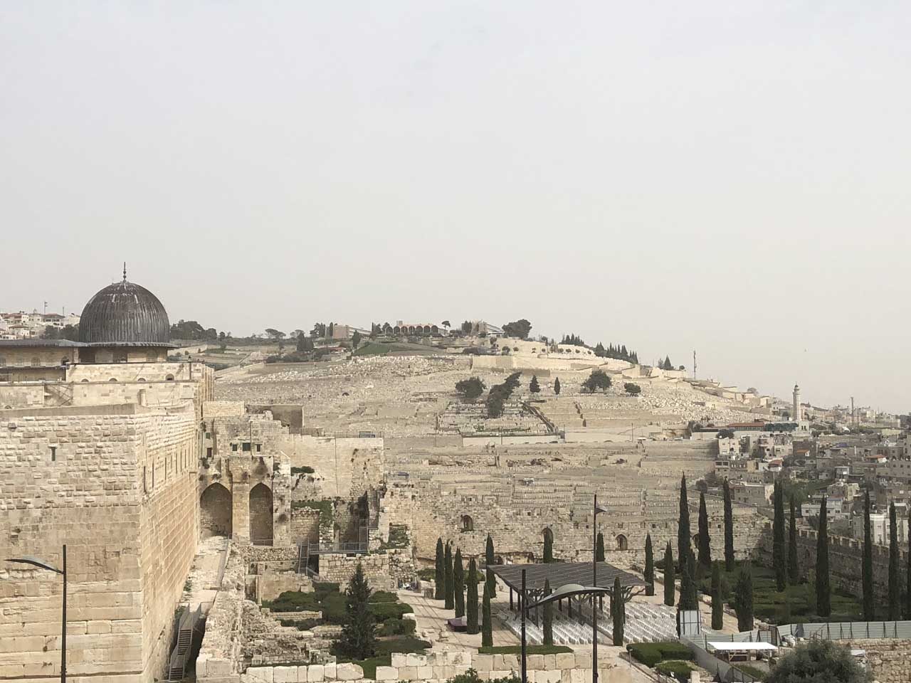SIDE TRIP. Anthony and Maricel take time to visit Jerusalem and do some sight seeing. 