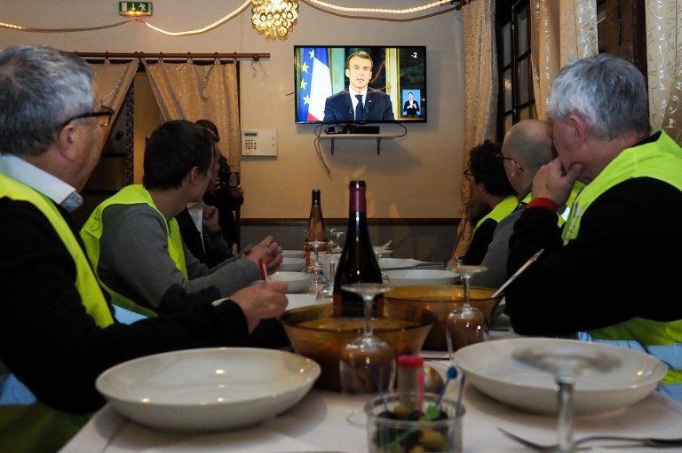 Macron unveils new measures in bid to end ‘yellow vest’ revolt
