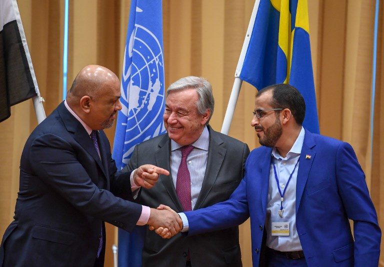 Yemen’s warring parties agree Hodeida ceasefire at U.N. talks