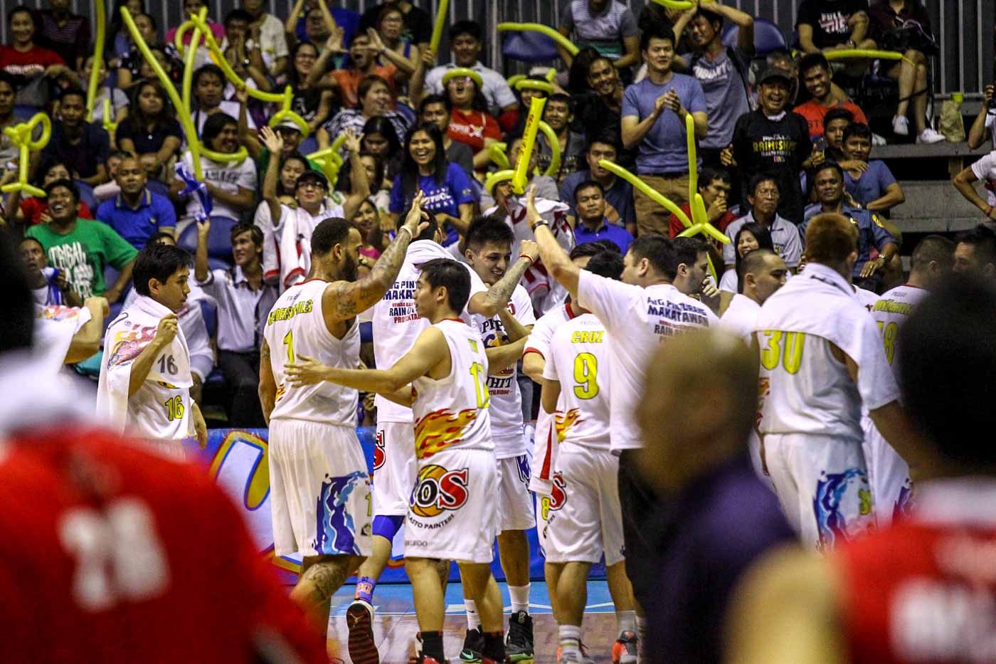 IN VINES: Rain or Shine sizzles from 3-point land in PBA Finals