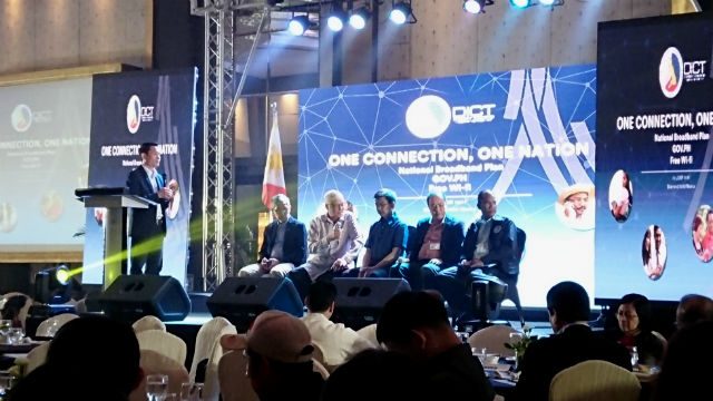 PANEL. Government agency representatives field questions about the DICT's flagship projects at the launch event at Diamond Hotel, Manila, June 23, 2017. Photo by Gelo Gonzales/Rappler 
