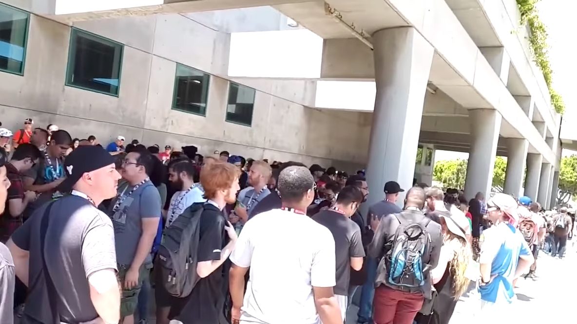 [E3 2017] VLOG: The long line minutes before the show opened