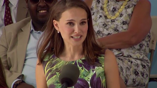WATCH: Natalie Portman gives inspiring speech to Harvard students