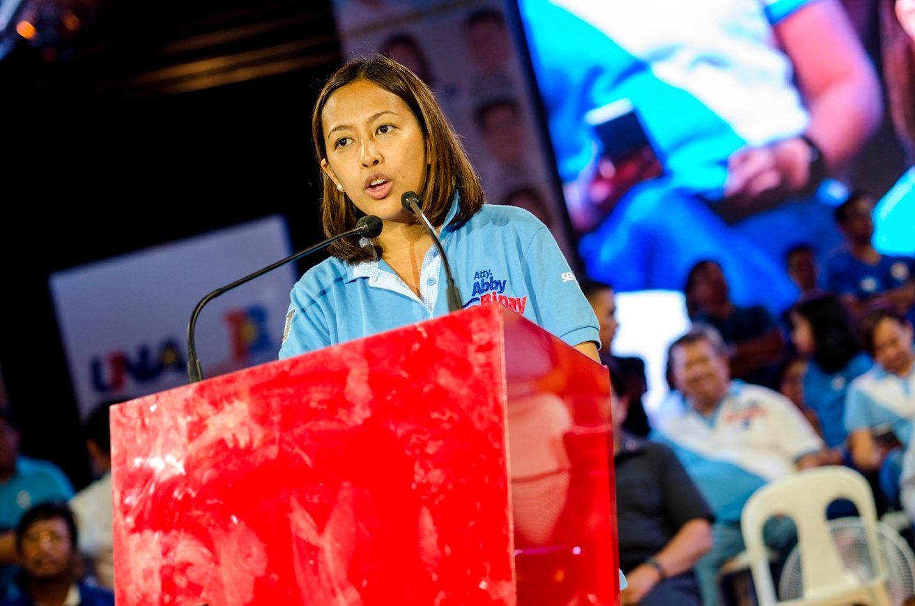 FUTURE MAYOR? Makati Second District Representative Abigail Binay-Campos vows to return "Serbisyong Binay" to Makati. 