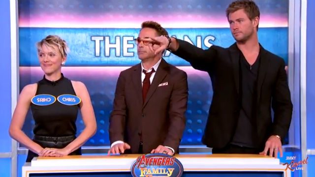 WATCH: ‘The Avengers’ cast plays ‘Family Feud’