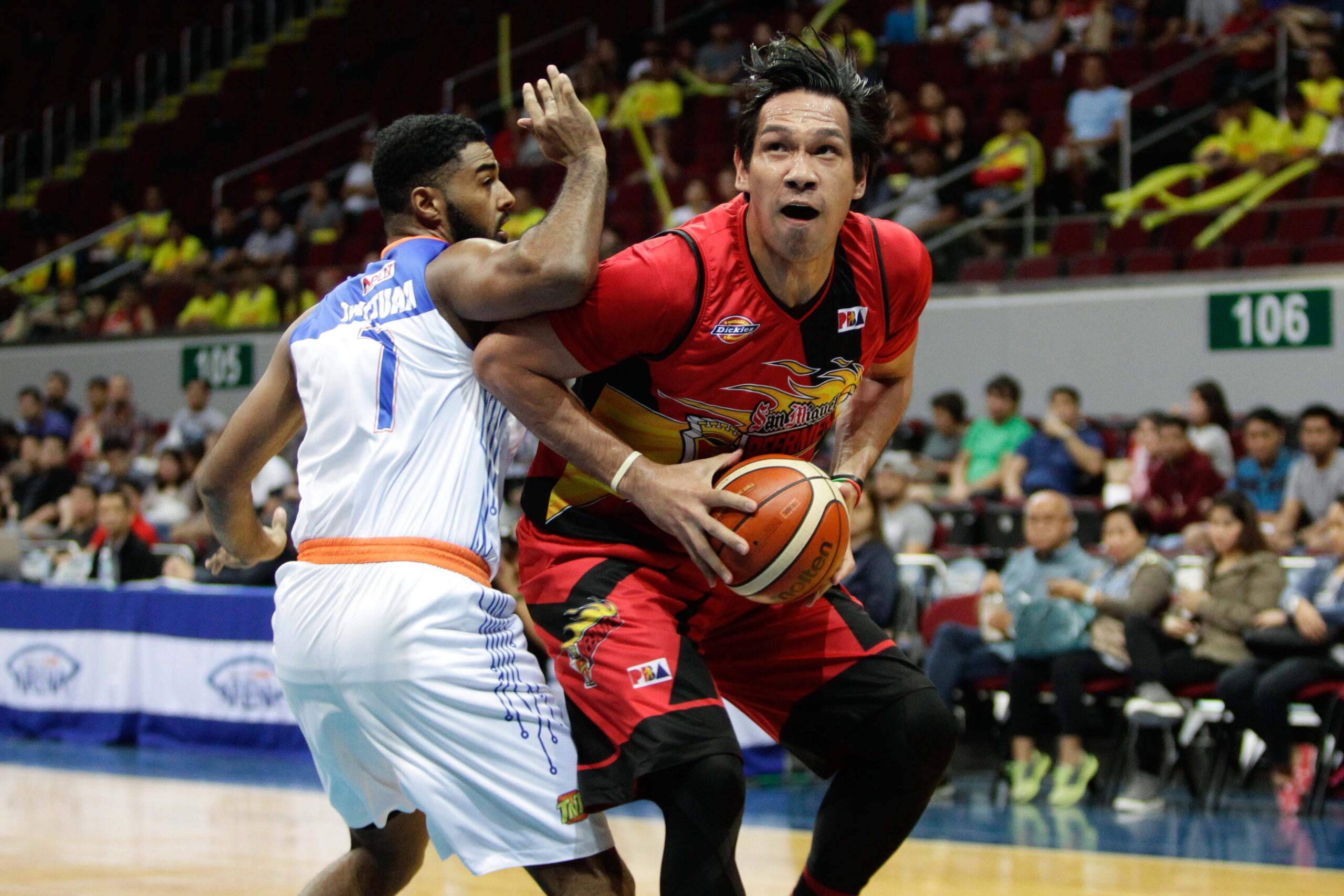 San Miguel routs TNT to force semis Game 7