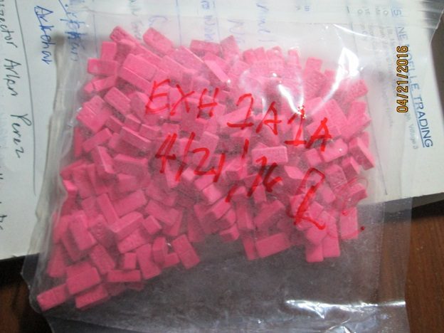 ECSTASY. The Bureau of Customs' (BOC) Enforcement Group intercepts these pills declared as make up but later identified as ecstasy. File photo from BOC 