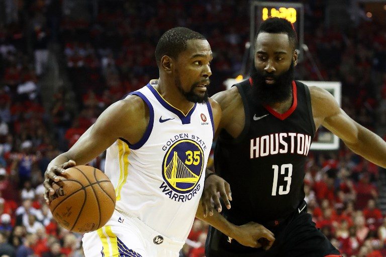 Rockets roll past Warriors, level West finals to 1-1