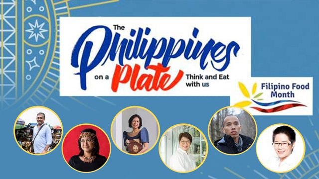 Food experts are holding online talks to celebrate Filipino Food month