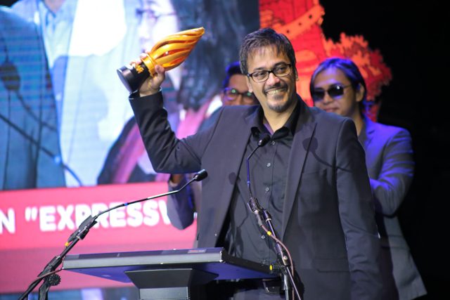 BEST ACTOR. Alvin Anson wins Best Actor for 'Expressway.' Photo by Paolo Abad/Rappler   